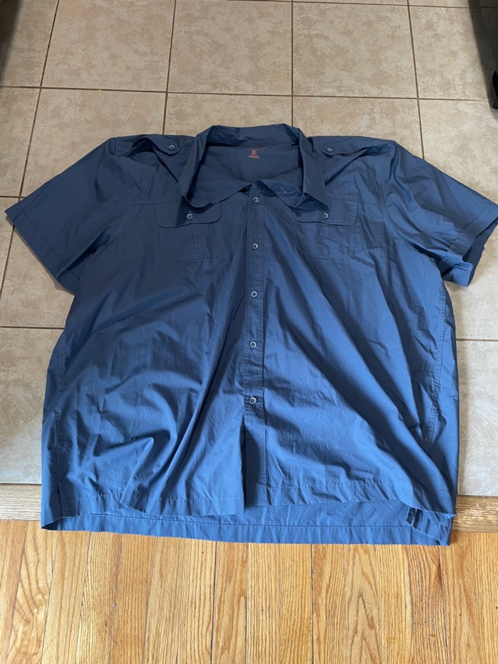 Boulder Creek Short Sleeve Button Down 5XLB